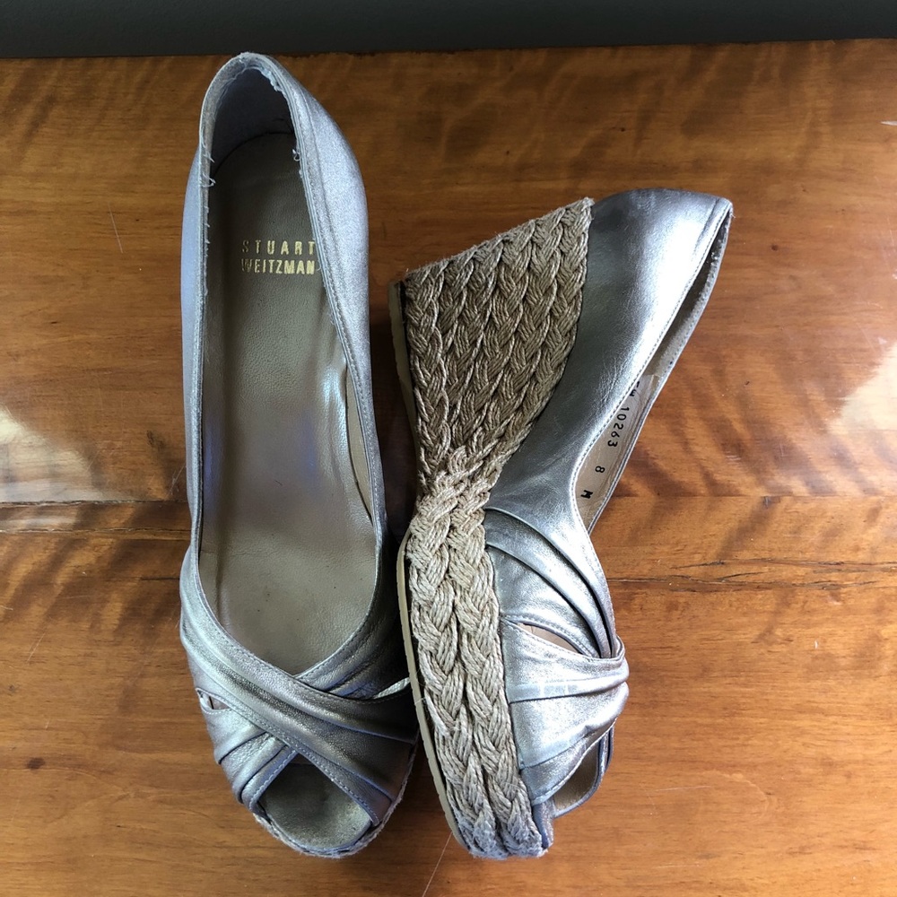 Stuart Weitzman size 8 wedges!